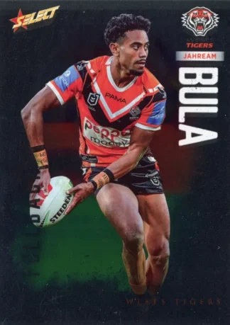 2026 NRL League Heroes Base Silver Foil - Base 210 Jahream Bula Wests Tigers