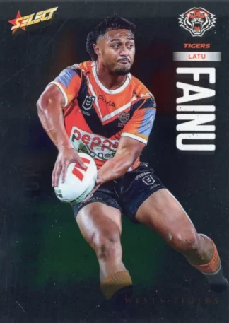 2026 NRL League Heroes Base Silver Foil - Base 212 Latu Fainu Wests Tigers
