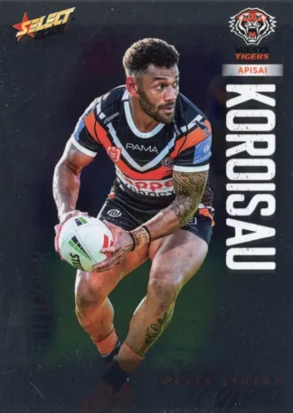 2026 NRL League Heroes Base Silver Foil - Base 214 Apisai Koroisau Wests Tigers