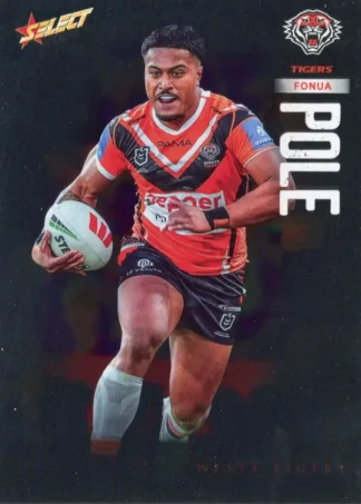 2026 NRL League Heroes Base Silver Foil - Base 218 Fonua Pole Wests Tigers