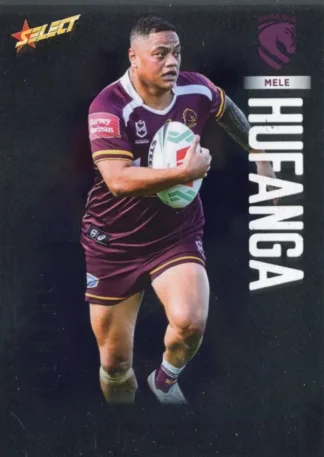 2026 NRL League Heroes Base Silver Foil - Base 223 Mele Hufanga Brisbane Broncos