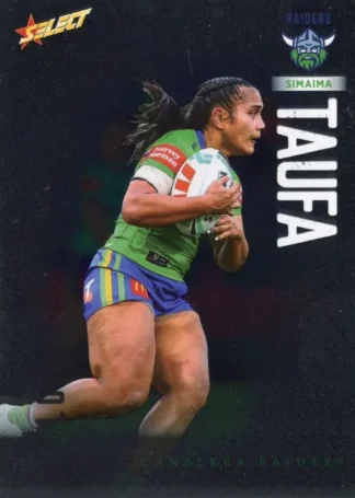 2026 NRL League Heroes Base Silver Foil - Base 227 Simaima Taufa Canberra Raiders