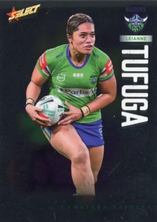 2026 NRL League Heroes Base Silver Foil - Base 229 Leianne Tufuga Canberra Raiders