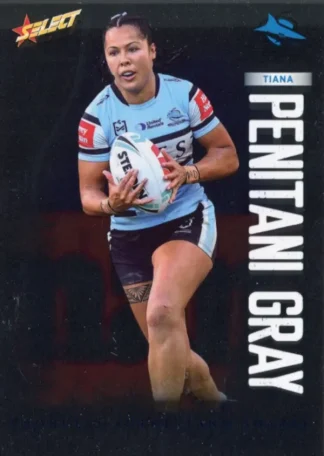 2026 NRL League Heroes Base Silver Foil - Base 236 Tiana Penitani Gray Cronulla Sharks