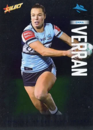2026 NRL League Heroes Base Silver Foil - Base 237 Emma Verran Cronulla Sharks