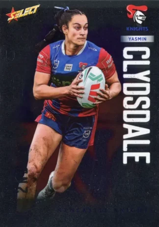 2026 NRL League Heroes Base Silver Foil - Base 242 Yasmin Clydsdale Newcastle Knights