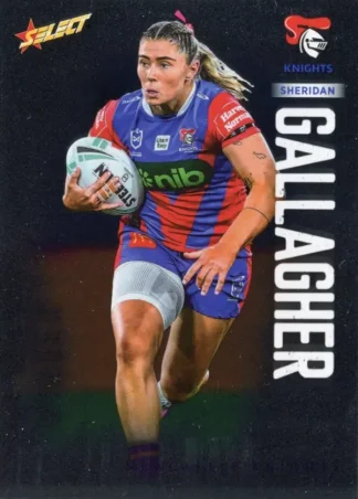 2026 NRL League Heroes Base Silver Foil - Base 243 Sheridan Gallagher Newcastle Knights