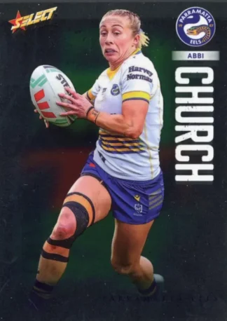 2026 NRL League Heroes Base Silver Foil - Base 250 Abbi Church Parramatta Eels