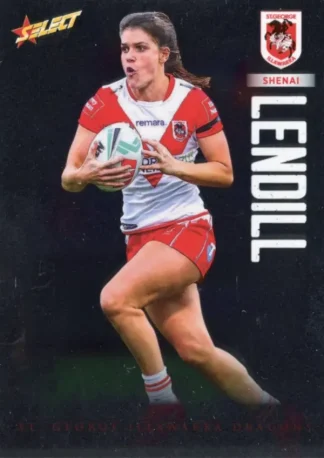 2026 NRL League Heroes Base Silver Foil - Base 256 Shenai Lendill St George Dragons