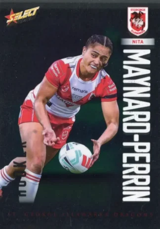 2026 NRL League Heroes Base Silver Foil - Base 257 Nita Maynard-Perrin St George Dragons