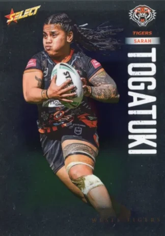2026 NRL League Heroes Base Silver Foil - Base 269 Sarah Togatuki Wests Tigers