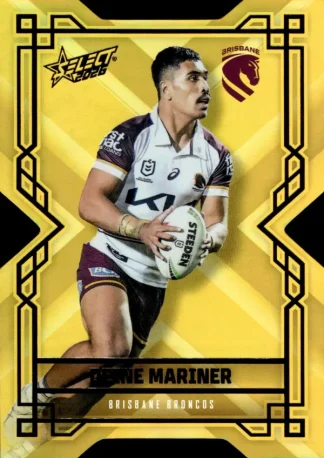2026 NRL League Heroes Colours Die-Cut Gold - CDG006 Deine Mariner Brisbane Broncos