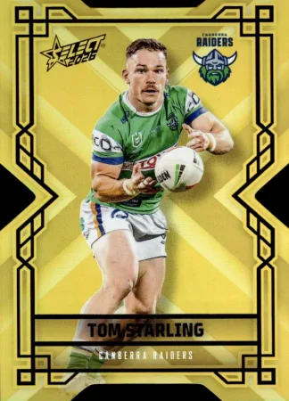 2026 NRL League Heroes Colours Die-Cut Gold - CDG020 Tom Starling Canberra Raiders