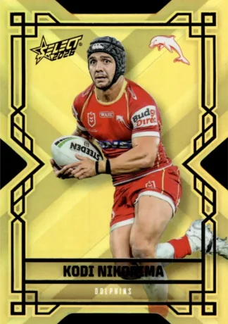 2026 NRL League Heroes Colours Die-Cut Gold - CDG062 Kodi Nikorima Dolphins