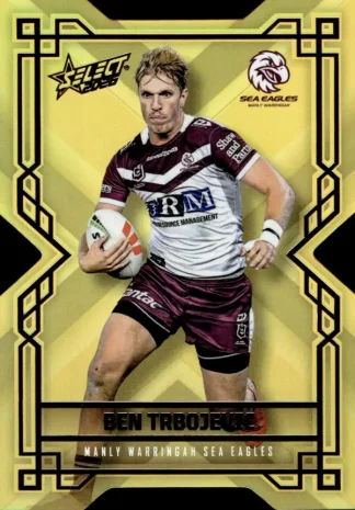 2026 NRL League Heroes Colours Die-Cut Gold - CDG089 Ben Trbojevic Manly Sea Eagles