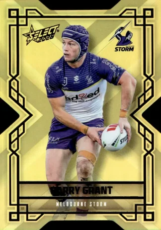 2026 NRL League Heroes Colours Die-Cut Gold - CDG096 Harry Grant Melbourne Storm