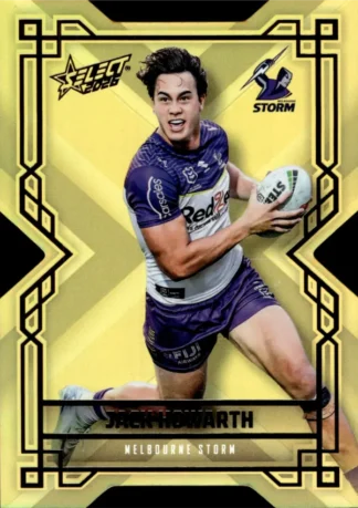 2026 NRL League Heroes Colours Die-Cut Gold - CDG097 Jack Howarth Melbourne Storm