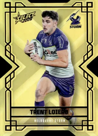 2026 NRL League Heroes Colours Die-Cut Gold - CDG100 Trent Loiero Melbourne Storm