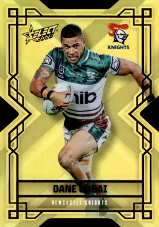 2026 NRL League Heroes Colours Die-Cut Gold - CDG108 Dane Gagai Newcastle Knights