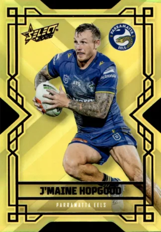 2026 NRL League Heroes Colours Die-Cut Gold - CDG131 J'maine Hopgood Parramatta Eels
