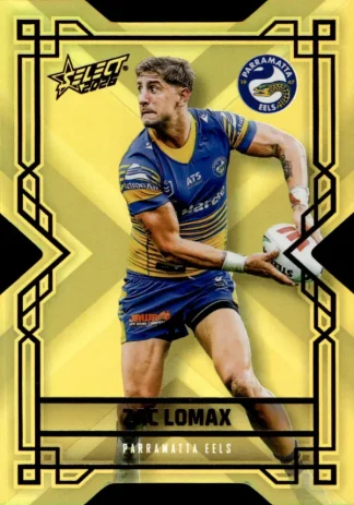 2026 NRL League Heroes Colours Die-Cut Gold - CDG133 Zac Lomax Parramatta Eels