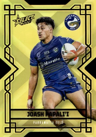 2026 NRL League Heroes Colours Die-Cut Gold - CDG136 Joash Papali'i Parramatta Eels