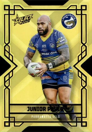 2026 NRL League Heroes Colours Die-Cut Gold - CDG137 Junior Paulo Parramatta Eels
