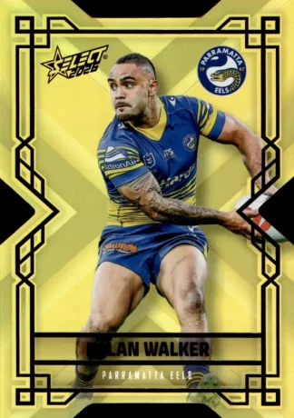 2026 NRL League Heroes Colours Die-Cut Gold - CDG142 Dylan Walker Parramatta Eels