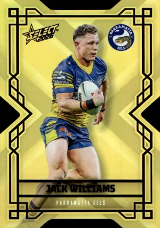 2026 NRL League Heroes Colours Die-Cut Gold - CDG143 Jack Williams Parramatta Eels