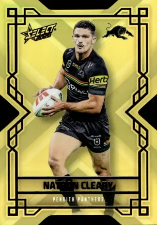 2026 NRL League Heroes Colours Die-Cut Gold - CDG144 Nathan Cleary Penrith Panthers