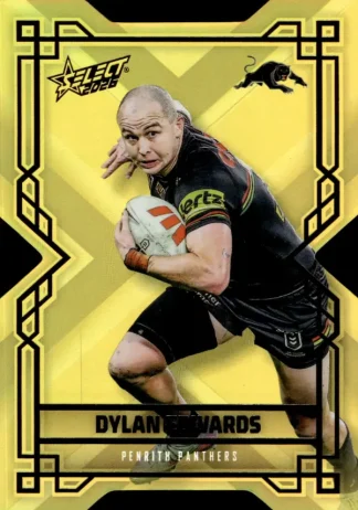 2026 NRL League Heroes Colours Die-Cut Gold - CDG145 Dylan Edwards Penrith Panthers