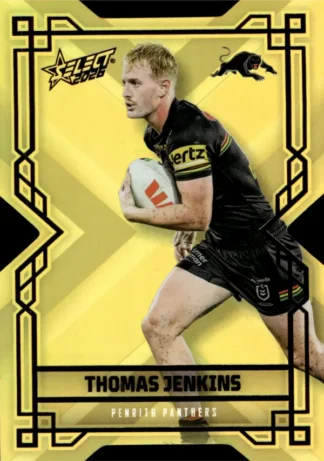 2026 NRL League Heroes Colours Die-Cut Gold - CDG146 Thomas Jenkins Penrith Panthers