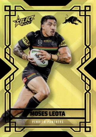 2026 NRL League Heroes Colours Die-Cut Gold - CDG148 Moses Leota Penrith Panthers