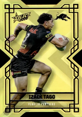 2026 NRL League Heroes Colours Die-Cut Gold - CDG153 Izack Tago Penrith Panthers