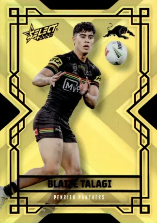 2026 NRL League Heroes Colours Die-Cut Gold - CDG154 Blaize Talagi Penrith Panthers