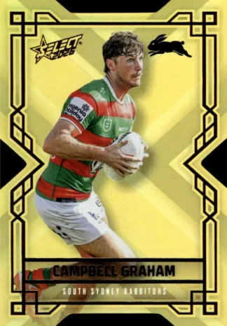 2026 NRL League Heroes Colours Die-Cut Gold - CDG158 Campbell Graham South Sydney Rabbitohs