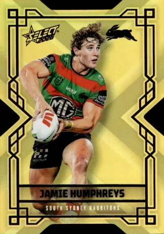 2026 NRL League Heroes Colours Die-Cut Gold - CDG160 Jamie Humphreys South Sydney Rabbitohs