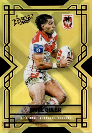 2026 NRL League Heroes Colours Die-Cut Gold - CDG173 Emre Guler St George Dragons