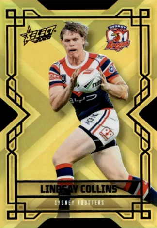 2026 NRL League Heroes Colours Die-Cut Gold - CDG184 Lindsay Collins Sydney Roosters