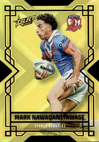 2026 NRL League Heroes Colours Die-Cut Gold - CDG187 Mark Nawaqanitawase Sydney Roosters