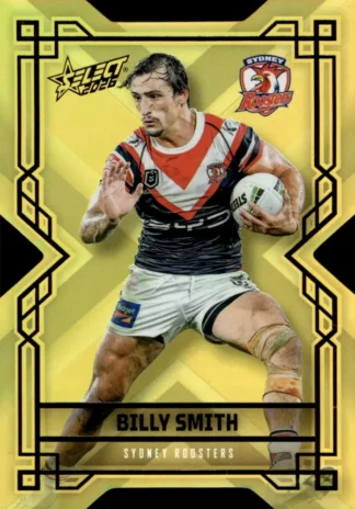 2026 NRL League Heroes Colours Die-Cut Gold - CDG188 Billy Smith Sydney Roosters