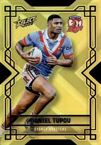 2026 NRL League Heroes Colours Die-Cut Gold - CDG191 Daniel Tupou Sydney Roosters