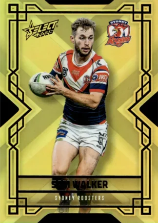 2026 NRL League Heroes Colours Die-Cut Gold - CDG192 Sam Walker Sydney Roosters