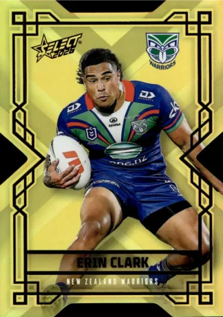 2026 NRL League Heroes Colours Die-Cut Gold - CDG198 Erin Clark Warriors