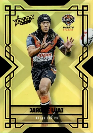2026 NRL League Heroes Colours Die-Cut Gold - CDG215 Jarome Luai Wests Tigers