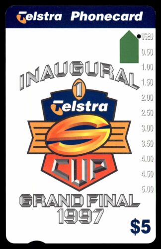1997 Telstra Super League Phonecard - Inaugural Grand Final Telstra Cup