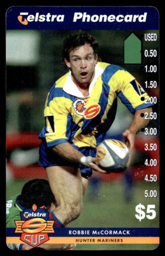 1997 Telstra Super League Phonecard - Hunter Mariners - Robbie McCormack
