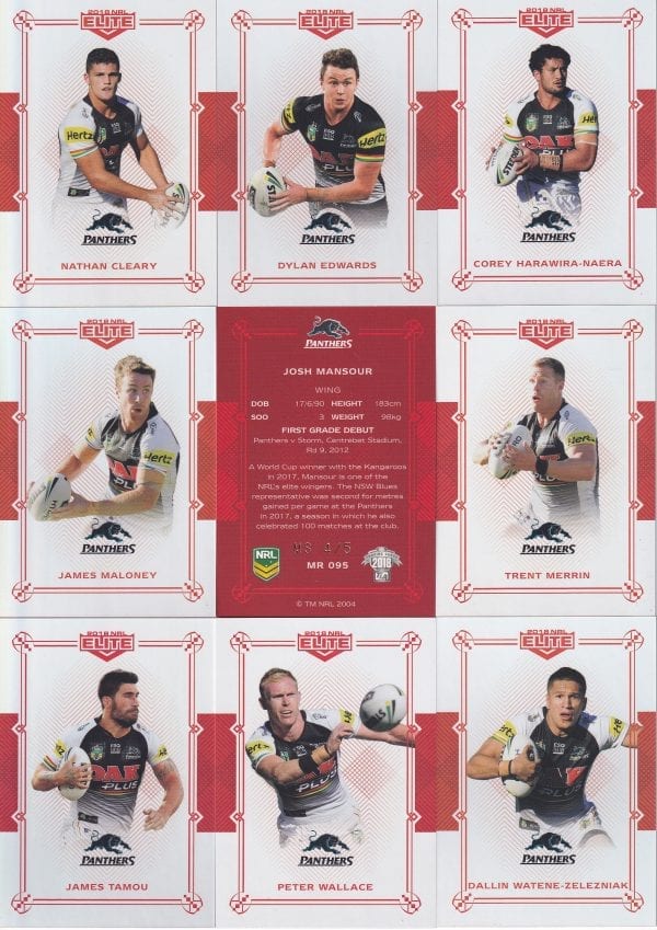 2018 NRL Elite Team Master Set #4 - Penrith Panthers - Image 7