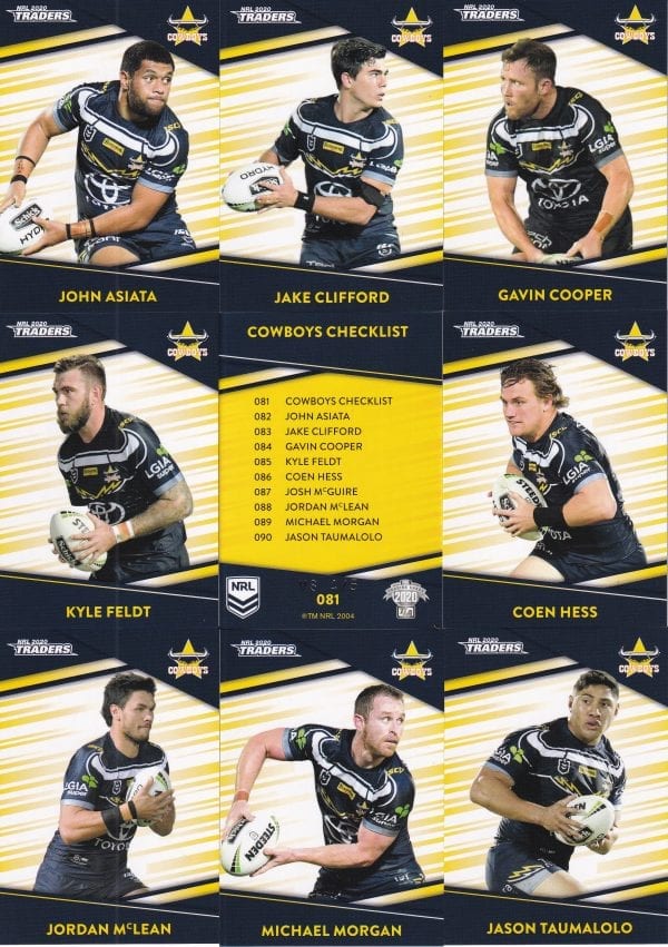 2020 NRL Traders Team Master Set #4 - North QLD Cowboys - Image 2