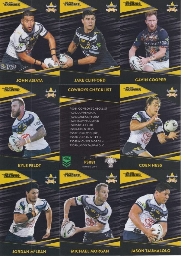 2020 NRL Traders Team Master Set #4 - North QLD Cowboys - Image 3